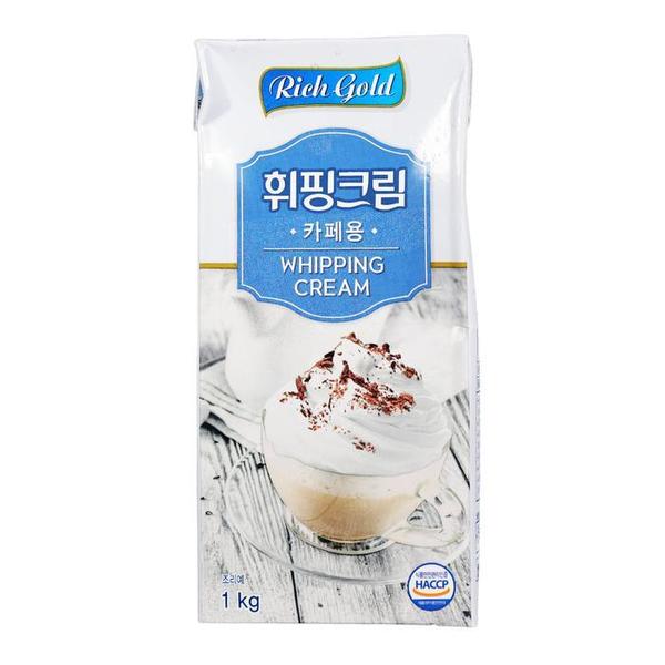 리치골드 냉장 식물성 휘핑크림 1kg(1)