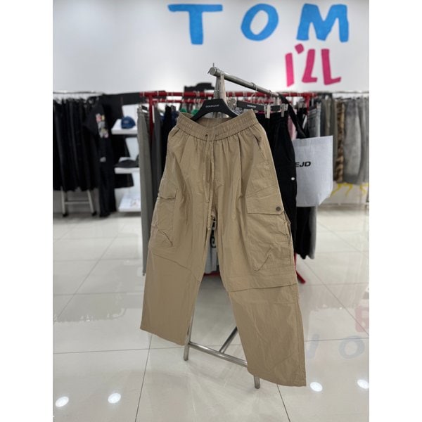 [여주점] 남여공용,무릎지퍼2WAY우븐팬츠,베이지JHZZ80427