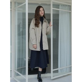 Corduroy Collar Safari Jumper - BEIGE