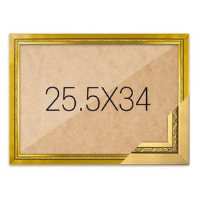 퍼즐액자 25.5x34 고급형 그레이스 골드 (누니액자)