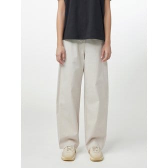 헌터 [WOMEN] 코튼 혼방 커브 핏 팬츠 - 웜그레이 HEW0001APZWAG