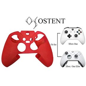 OSTENT Microsoft Xbox One Elite (Red) 케이스 커버 소프트 프로텍티브 실리콘 고무 스킨