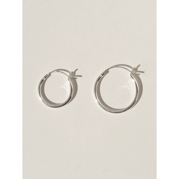 Minimal Hoop Earring - Silver (silver925)