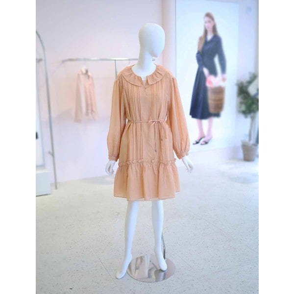 [여주점] 여성 프릴 카라 미니 원피스 YY6SOD01