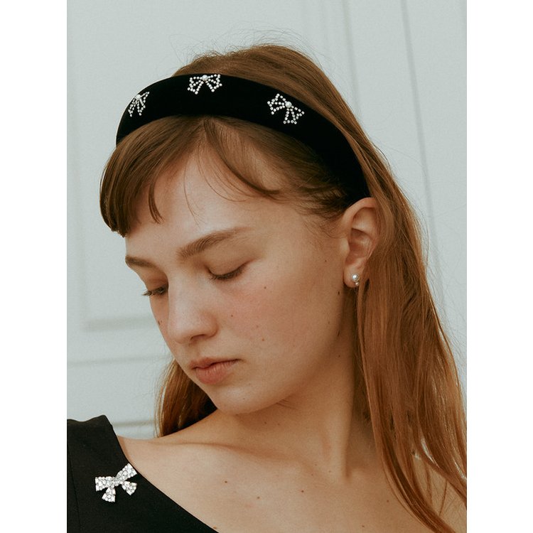 Petit Ribbon Velvet Hairband_VH229DHB006M - SSG.COM