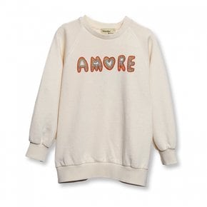 원더앤원더 23SS amore sweatshirt (ecru)