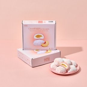[떡 1위] 더바른 복숭아요거트크림떡 1box 개별포장 국내산 (쇼핑백X)