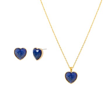 프리모떼 PRE215+PRN171 (2set) GEMSTONE HEART + GEMSTONE HEART NECKLACE