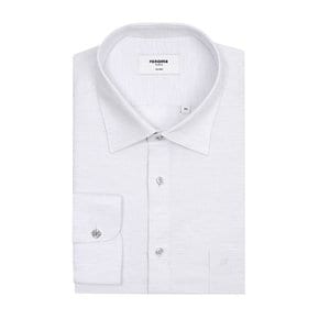 (일반핏) 시원하고 착용감좋은   면마혼방 트윌도비 긴소매셔츠( ROSSG1021-GY)