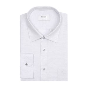 레노마 (일반핏) 시원하고 착용감좋은   면마혼방 트윌도비 긴소매셔츠( ROSSG1021-GY)