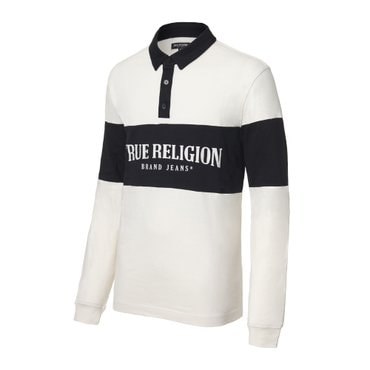 트루릴리젼 [TRUE RELIGION] PANELLED RUGBY L/S POLO_105557