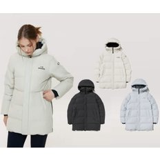 아이더 [정상가539,000] DWW24543 여성 헤비급 중기장 써큘라트 미들 구스다운/엉덩이덮는길이,방수다운