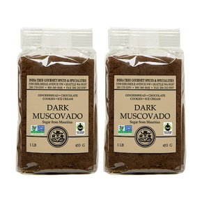 인디아트리 다크 무스코바도 설탕 Dark Muscovado Sugar 453g 2개