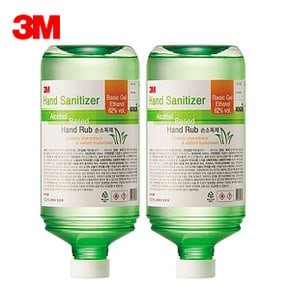 3M 리필 손소독제 에탄올 62% 1000ml x2개 9262