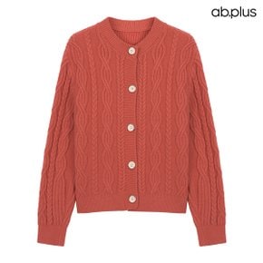 [ab.plus/신상] 꽈베기 케이블 니트 가디건 (LSA1MY58A)