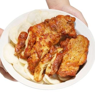 NS홈쇼핑 대용량 1kg 닭다리 순살 치킨 스테이크 (10입) / 오리지널맛, 블랙페퍼맛..[33481983].