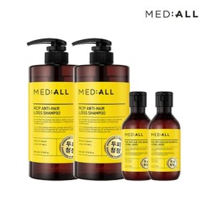 메디올 탈모완화 샴푸 800ml 2개+100ml 2개