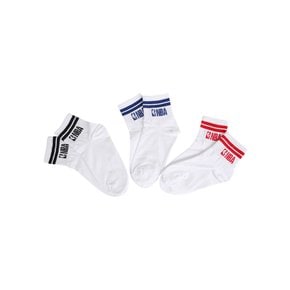 투라인 3팩 앵클 삭스(WH/BK/BE)(5-2) MIX K235AO002P_s