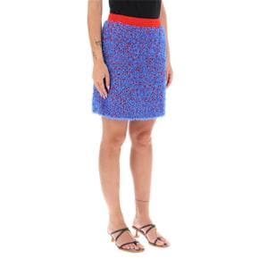 Womens Skirts 150396 BLUE COSMO RED CHILI