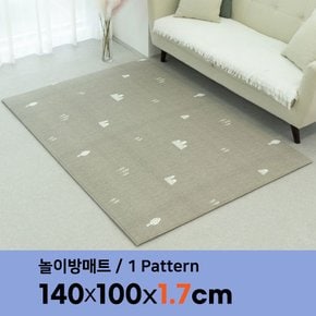 17T PE 팡팡텍스 매트 소형 140x100cm 놀이방매트 안전매트