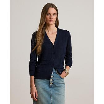 로렌 랄프 로렌 벨트 모티프 브이넥 카디건(WMLRSWES6820859410)