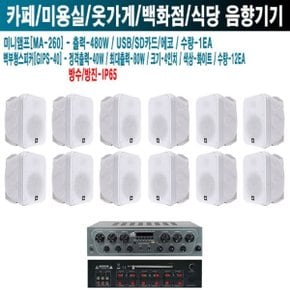 창고 헬스장 지앤에스 스피커 MA-260 GIPS-40W-11