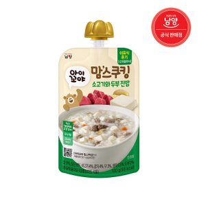 맘스쿠킹 유아 이유식(12개월~) 소고기두부 100g