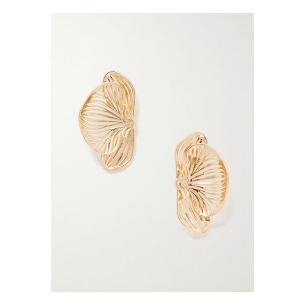 제니퍼 피셔 오키드 스몰 골드 도금 이어링 46376663162858057