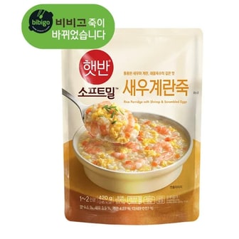 CJ 비비고 새우 계란죽 420g