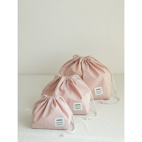 chubby string pouch_pink salt