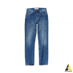 24 STRAIGHT CUT JEANS - WORN WASH (스트레이트 컷 데님 진)