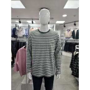 세이브존06 봄 남성 긴팔 스트라이프 티셔츠 CTM106 (S46086776)