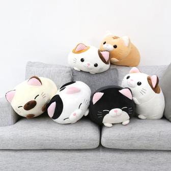 핫트랙스 모찌모찌 만두 고양이 쿠션 인형 50CM 5종 모음