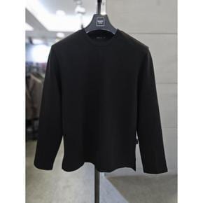 세이브존03 바쏘옴므 남자 블랙 스판 라운드 긴팔 티셔츠 WSYAB5KR02Y (52408640)