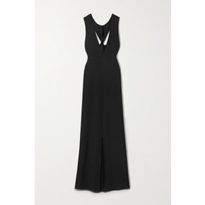 Ingmar Twist-back Jersey Gown 블랙