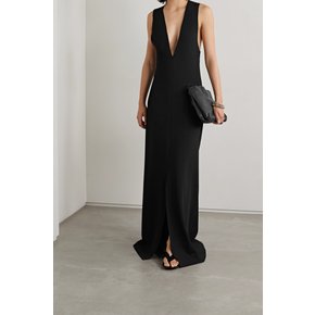 Ingmar Twist-back Jersey Gown 블랙