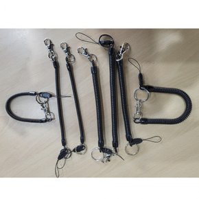고급형 분실방지 고탄력 스프링 도난방지 스트랩 다용도스프링줄 떨어뜨림방지 낚시 고리 여행