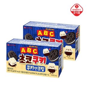 abc초코쿠키 쿠키앤크림43gx12개