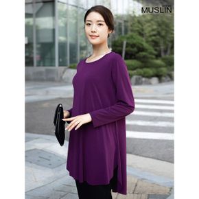 엄마옷 항아리라운드긴팔티셔츠 MQG123611 마담 미시 중년여성 빅사이즈 할머니옷.._P404283398