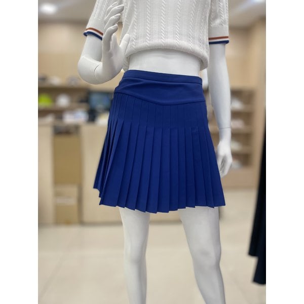 [여주점] 여성 장식스냅 전체 잔플리츠 스커트 GP322LSK83