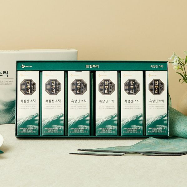 [명절택배] CJ 한뿌리 흑삼진 스틱(8.2ml*30포)