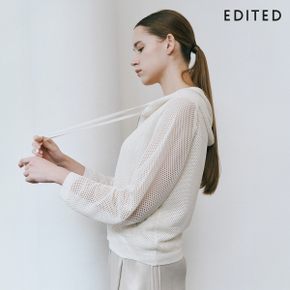 [25SS 최신상] 에디티드 썸머 크로셰 후드 집업 세트 (집업+나시)