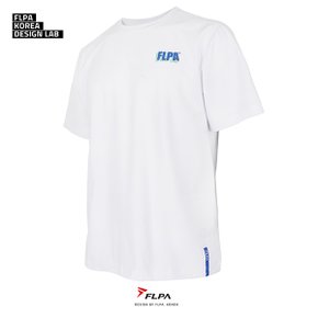 플파 남녀공용 아이스 반팔 티셔츠 FLPA GRD 로고 블루 TS-22105