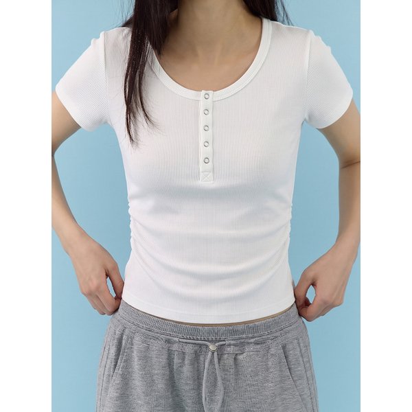 Aru Shirring Tee_3Color