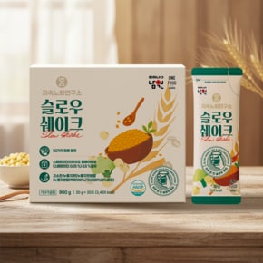 슬로우쉐이크 선식 미숫가루 30포 귀리 파로 렌틸콩