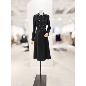 [파주점] [더아이잗컬렉션]울 블렌드 더블 칼라넥 롱 원피스 CRBA0OP771