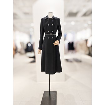 아이잗컬렉션 [파주점] [더아이잗컬렉션]울 블렌드 더블 칼라넥 롱 원피스 CRBA0OP771