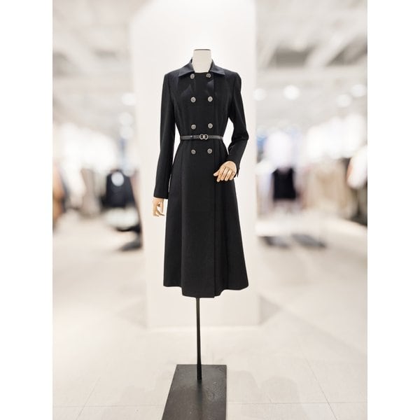 [파주점] [더아이잗컬렉션]울 블렌드 더블 칼라넥 롱 원피스 CRBA0OP771