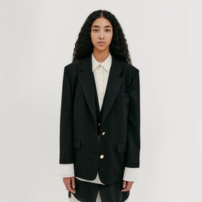 EENK Single-Breasted Blazer - Black