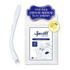 스페시핏 프리미엄 변기 클리너 청소포 12P + 전용핸들 레몬향